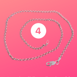 40cm hosszú ezüstlánc