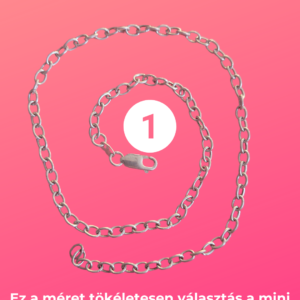 45cm hosszú ezüstlánc