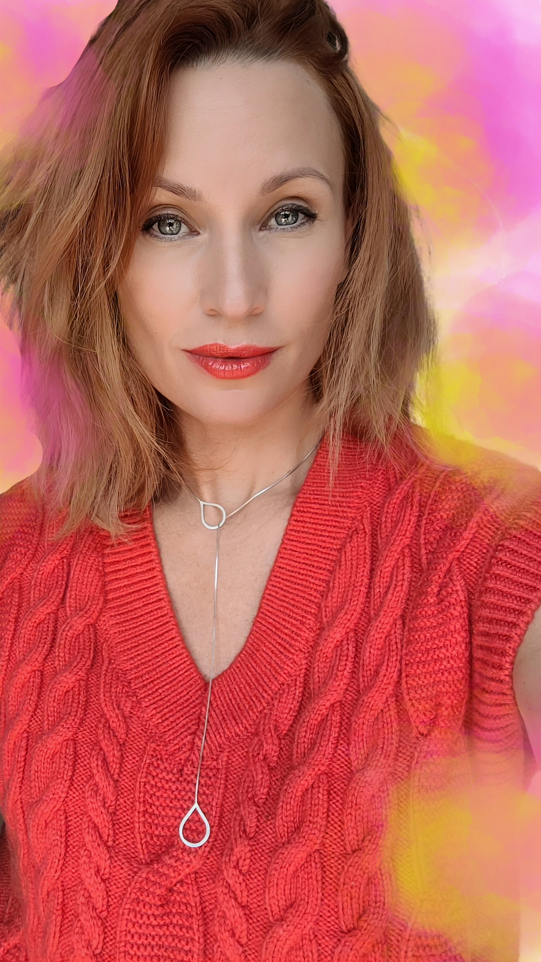 Áthurkolós csepp nyaklánc - Image 4